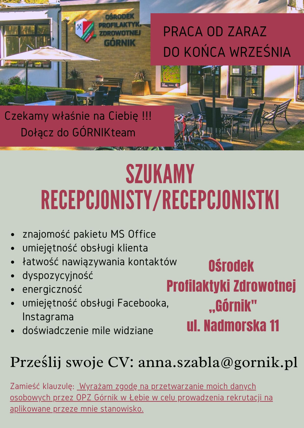 Ośrodek Profilaktyki Zdrowotnej „GÓRNIK” w Łebie
